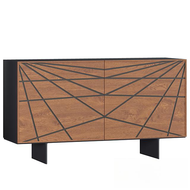 Geometric Pattern Modern Cabinet TVcabinet