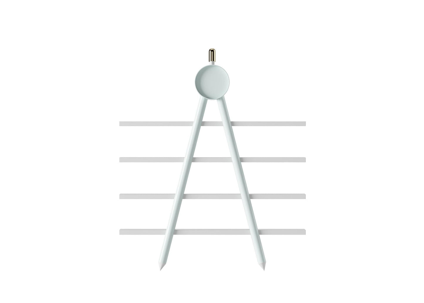 Silver Metal Coat Rack TVcabinet