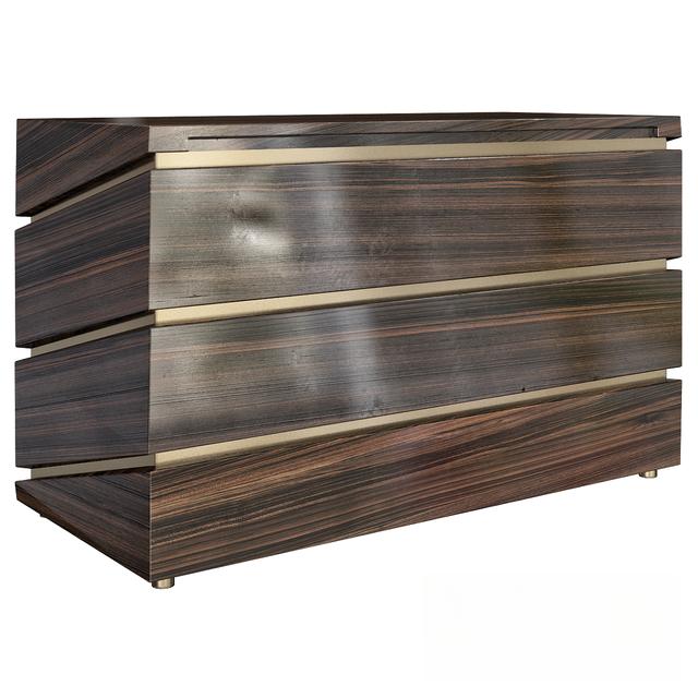 DarkWoodenModernDrawer TVcabinet