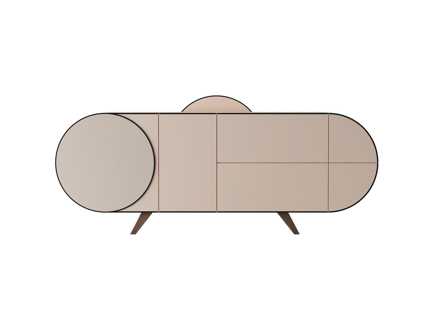 Simple Oval Cabinet TVcabinet