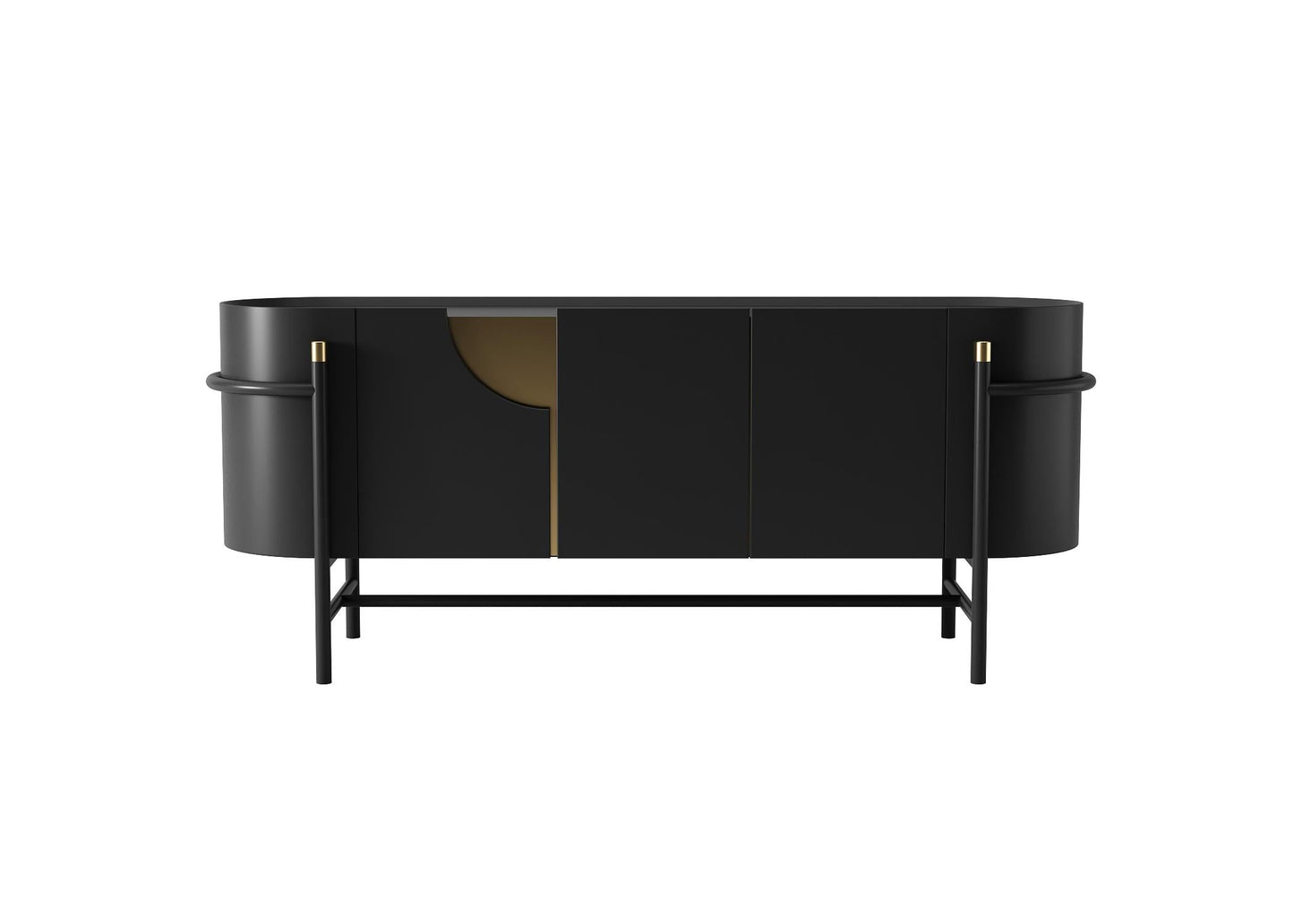 Black Modern Sideboard TVcabinet