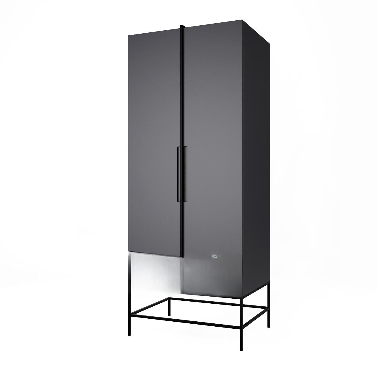 Black Modern Wardrobe TVcabinet