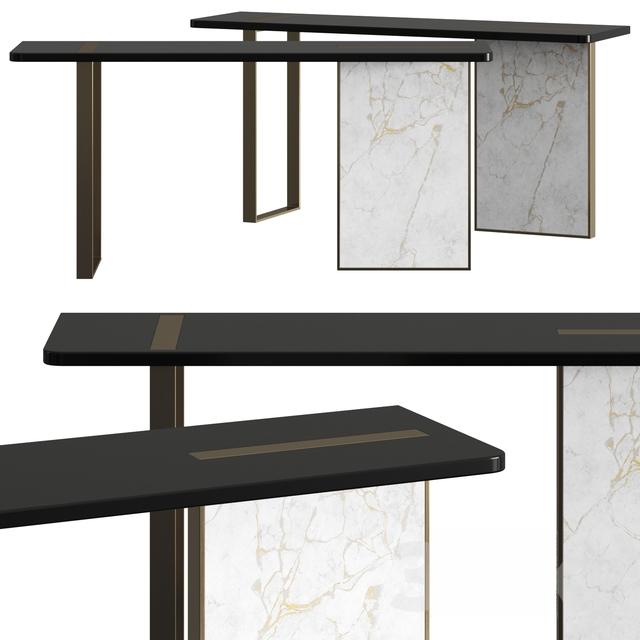 Marble Black Modern TVcabinet