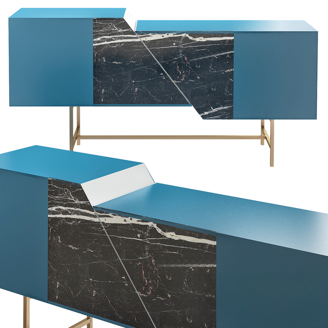 Blue Marble Modern Cabinet TVcabinet