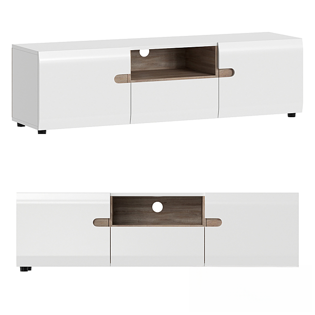 White Modern TV Stand TVcabinet
