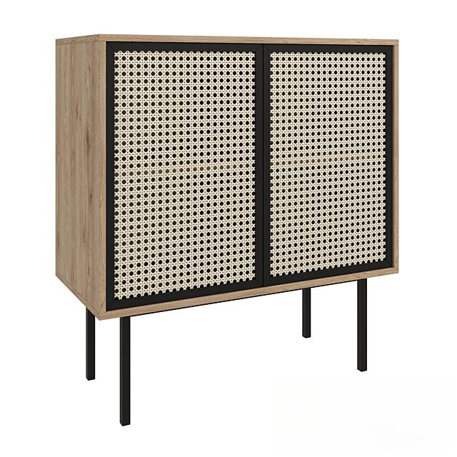 Wooden Black Modern Cabinet TVcabinet