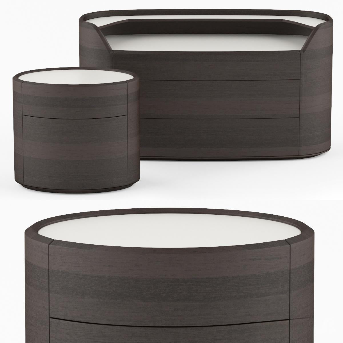 Round Modern Furniture bedsidetable