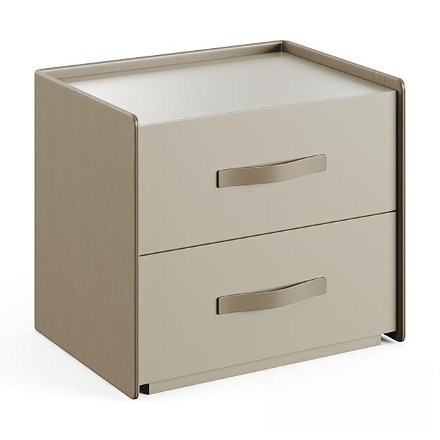 Simple Grey Nightstand bedsidetable