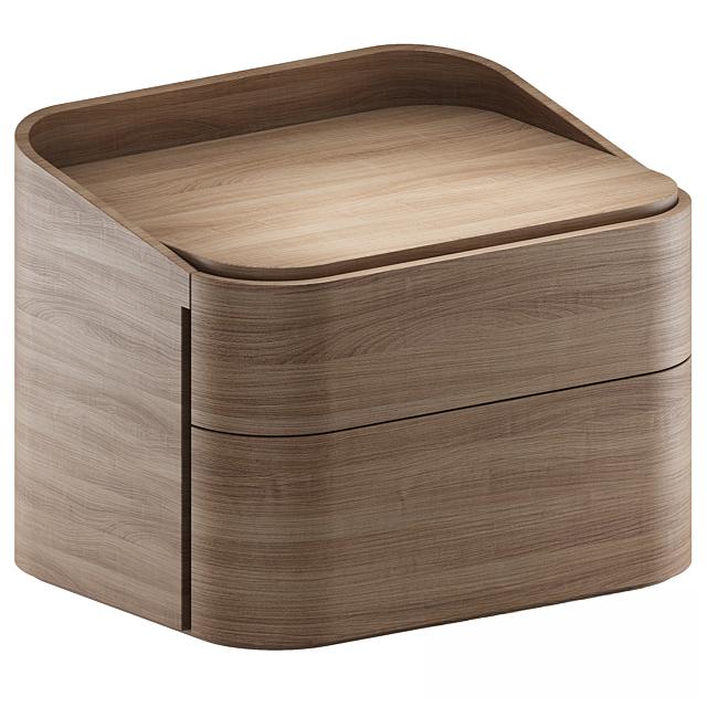 Wooden Modern Nightstand bedsidetable