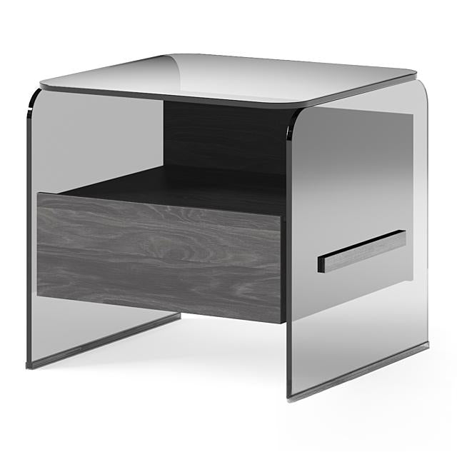 Modern Glass Nightstand bedsidetable