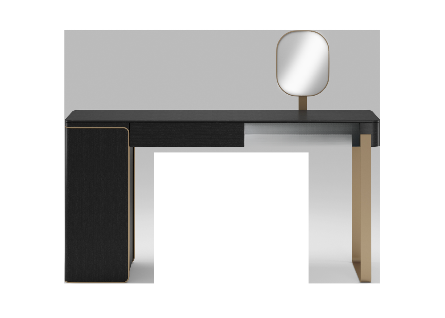 Black and Silver Vanity