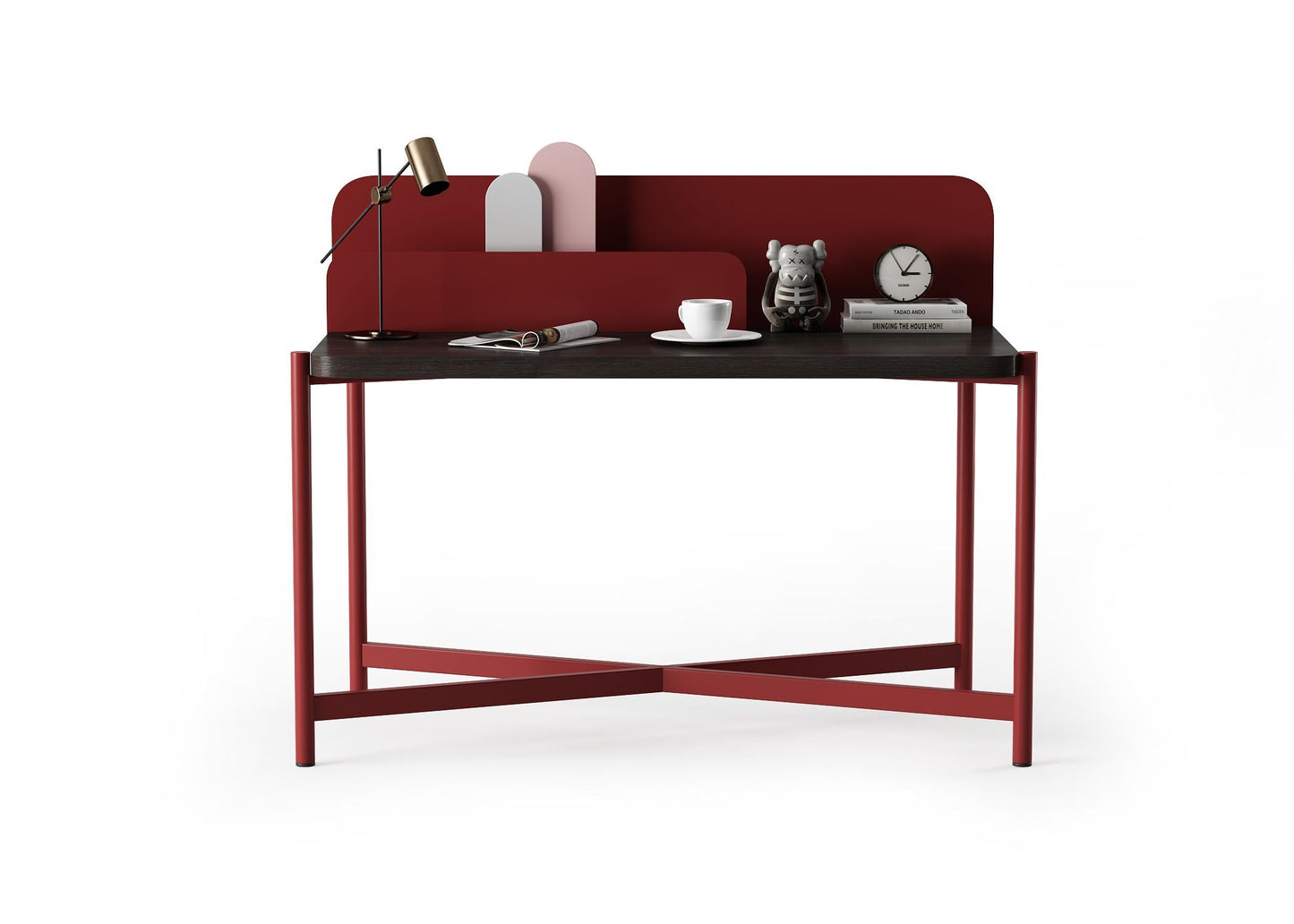 Modern Red Desk dresser