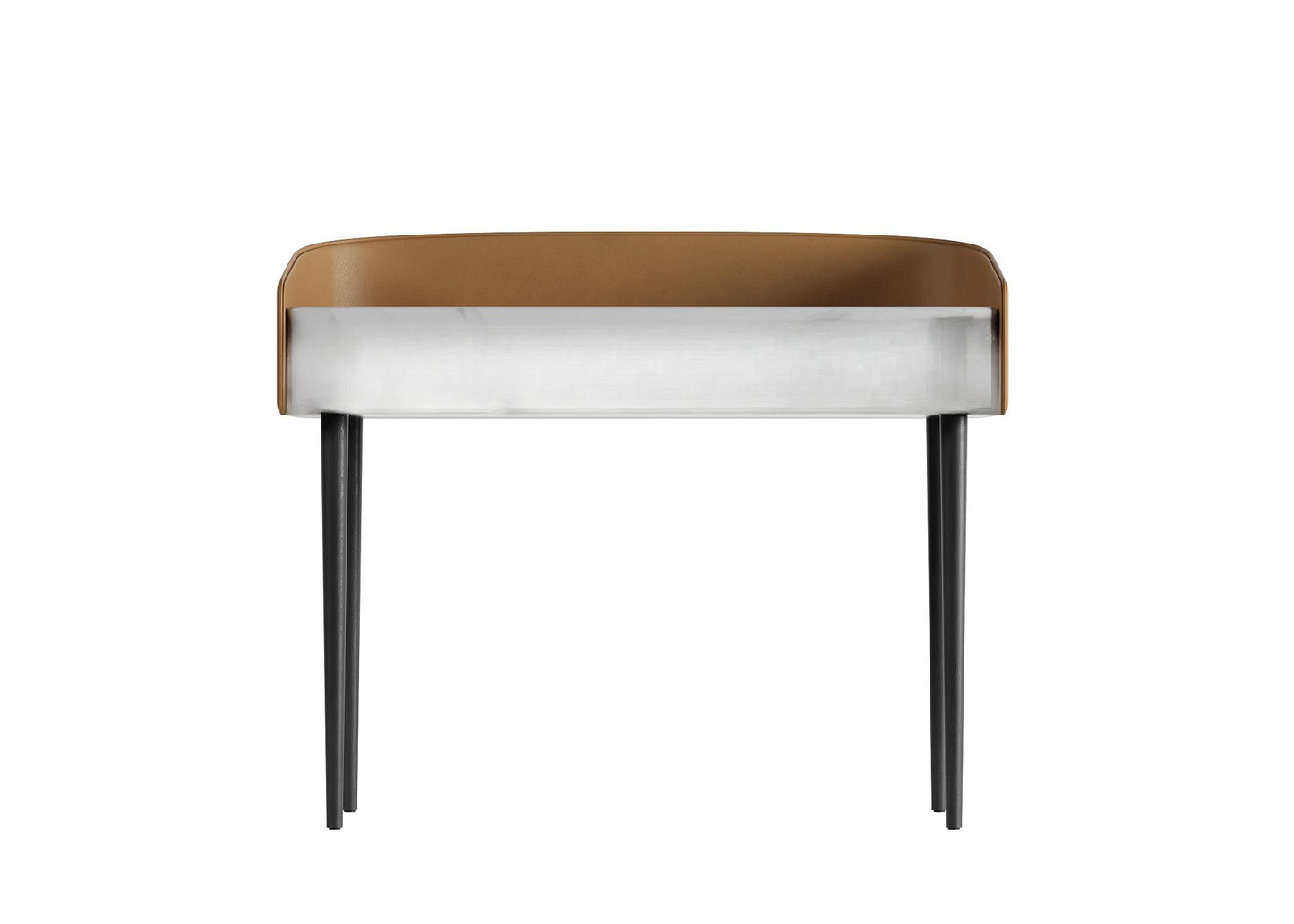 Brown and Silver Modern Table dresser