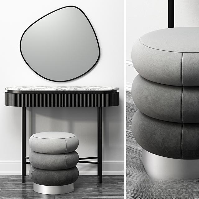 Geometric Modern Stool dresser