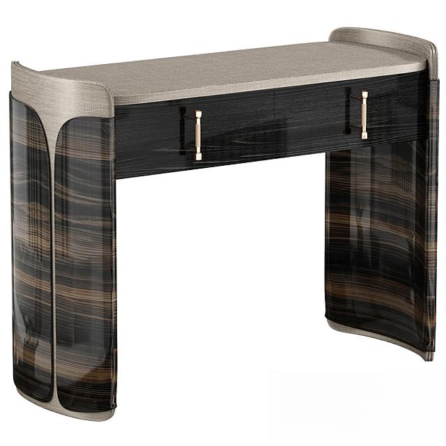 Modern Curved Console Table dresser