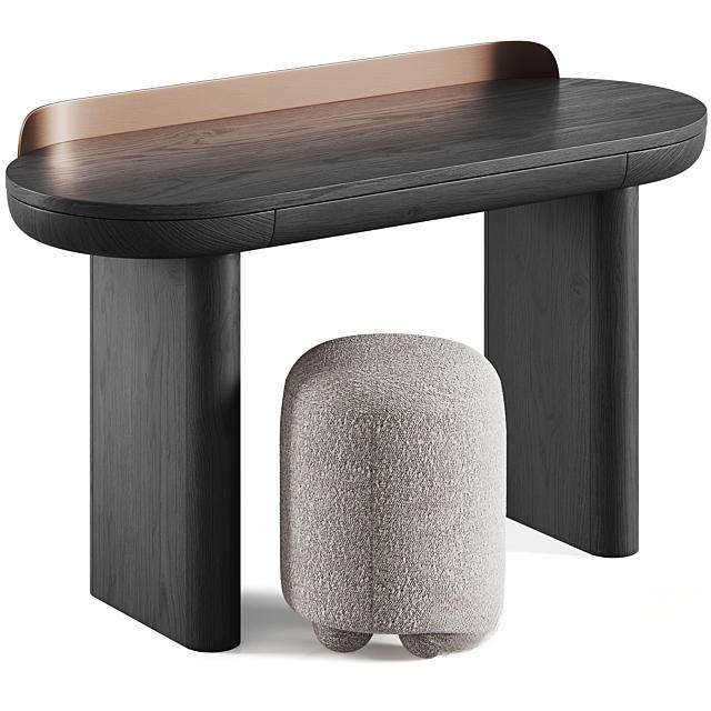 Modern Oval Dressing Table dresser