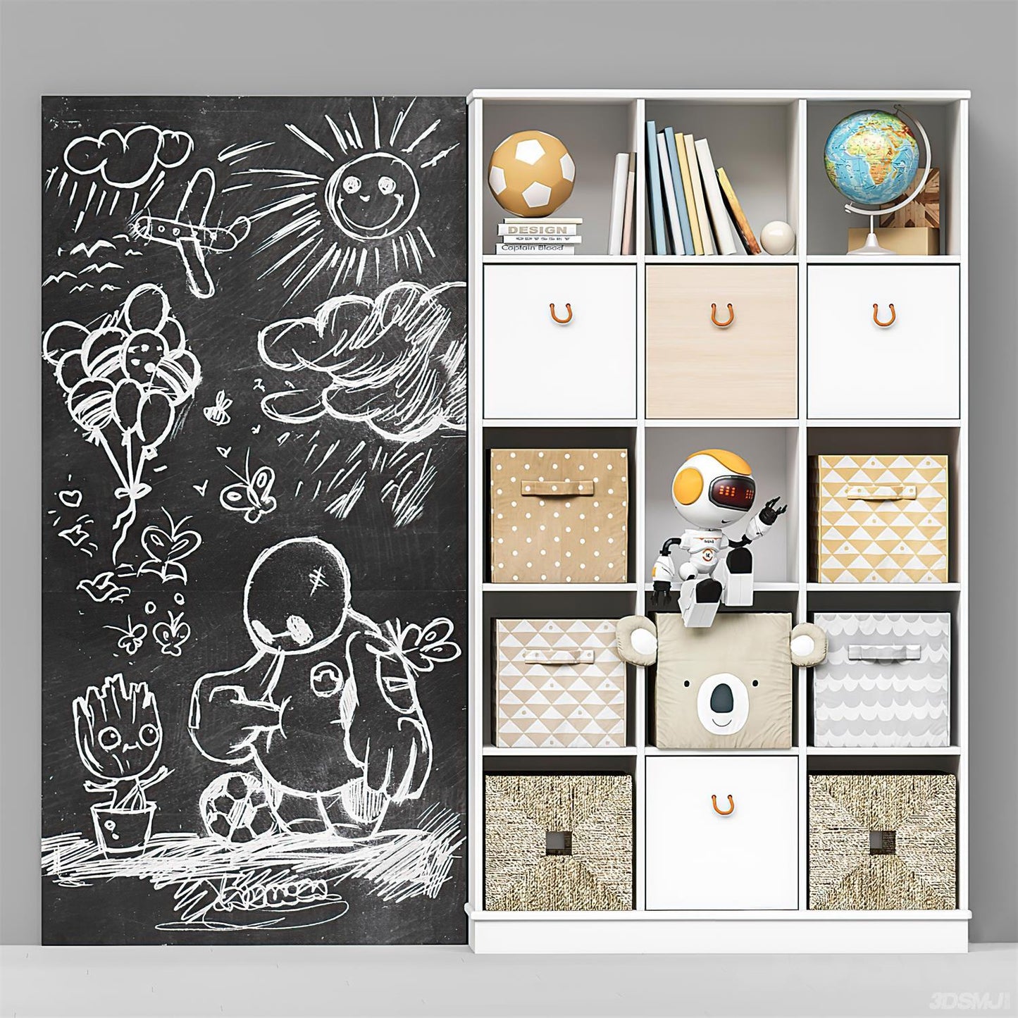 Cartoon Storage Cabinet