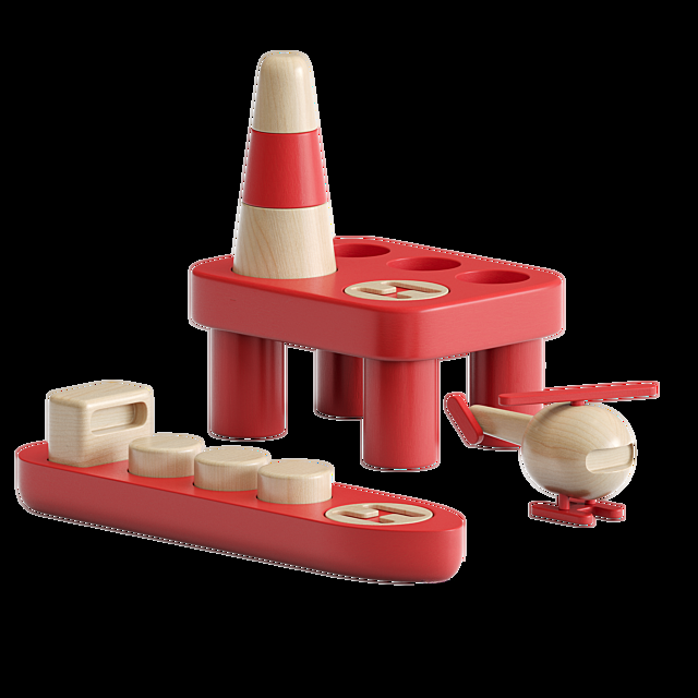 Red Wooden Toy