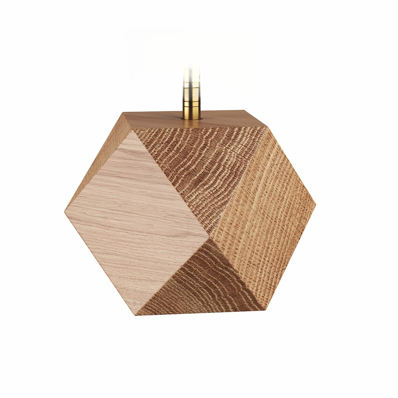Hexagonal Wooden Lamp