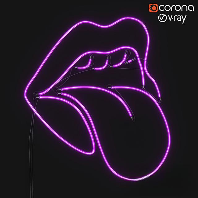 Purple Neon Sign