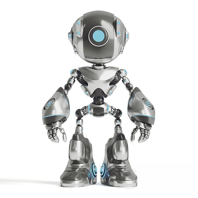 Robot Silver Modern