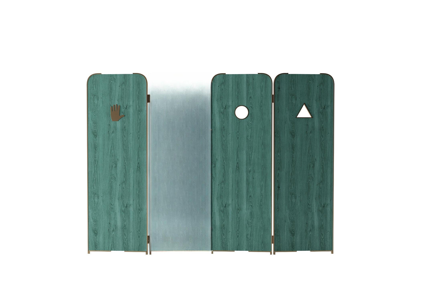 Green Geometric Screen screen