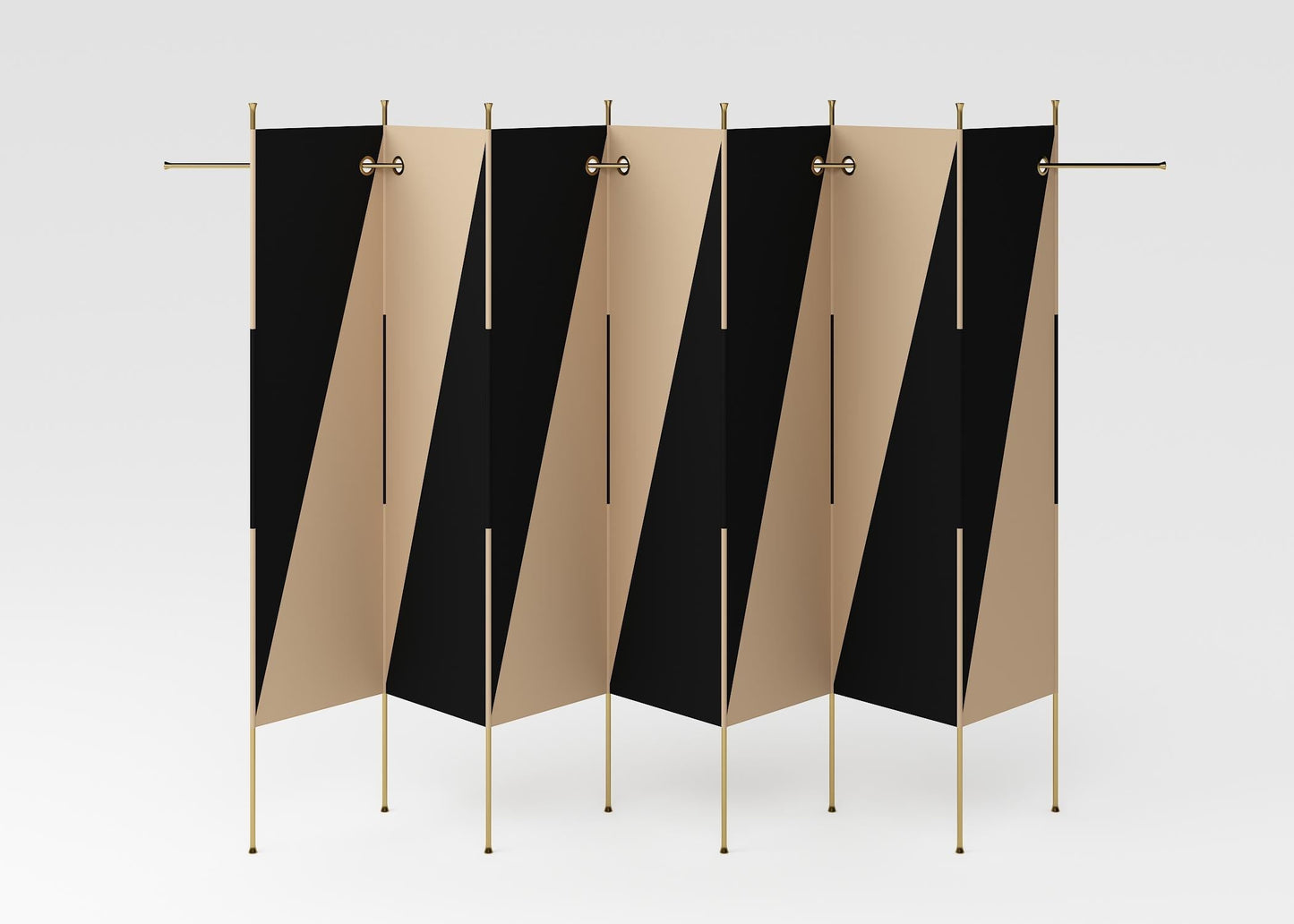GeometricBlackGoldPartition screen