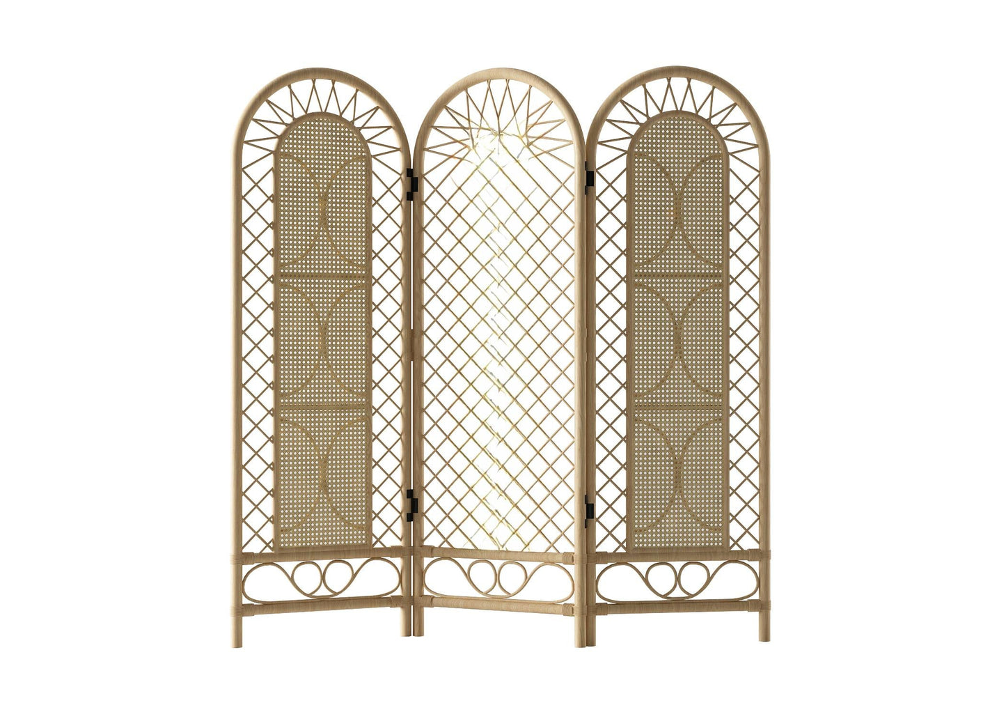 Gold Three-panel Screen screen