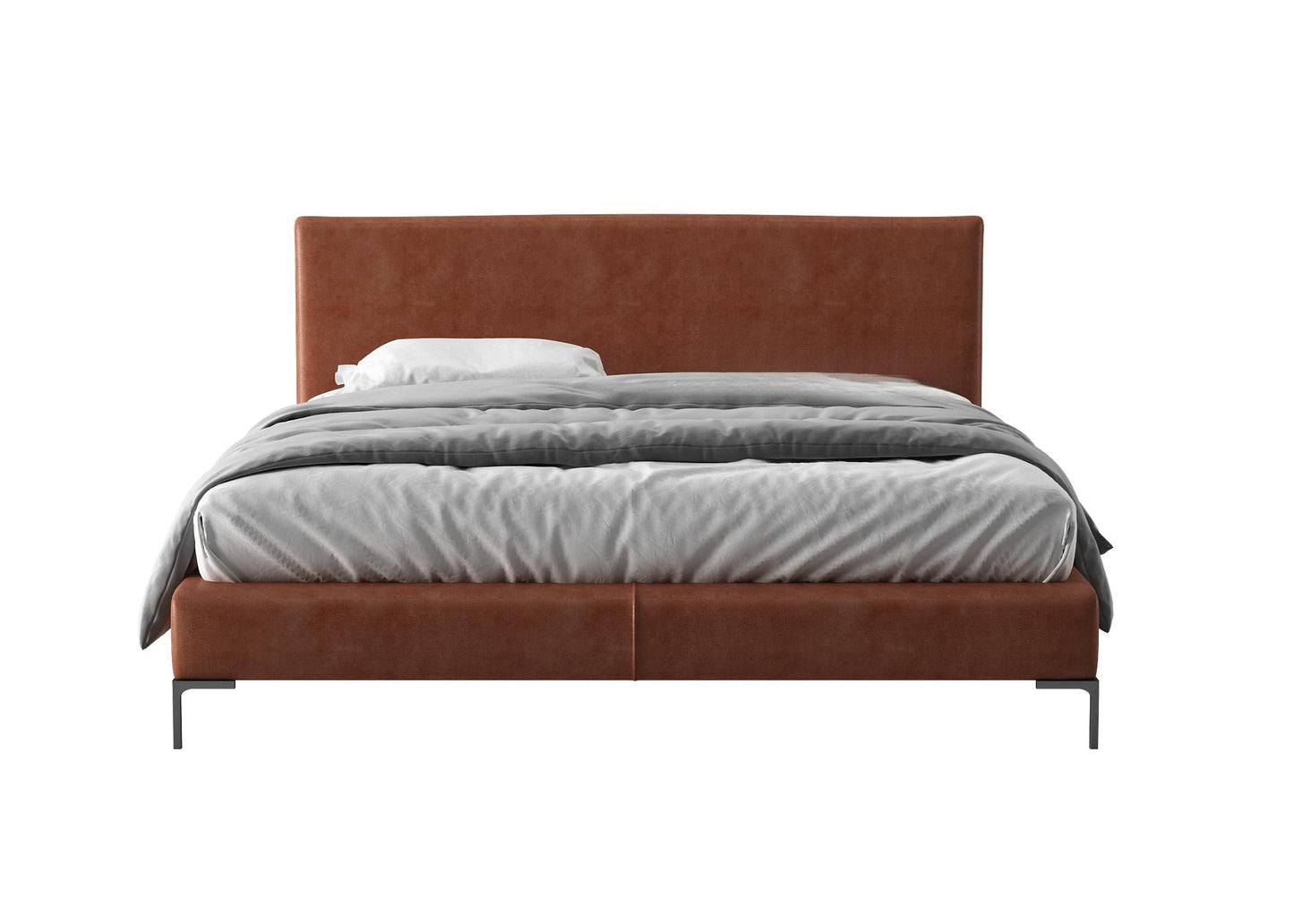 Brown Leather Bed bed