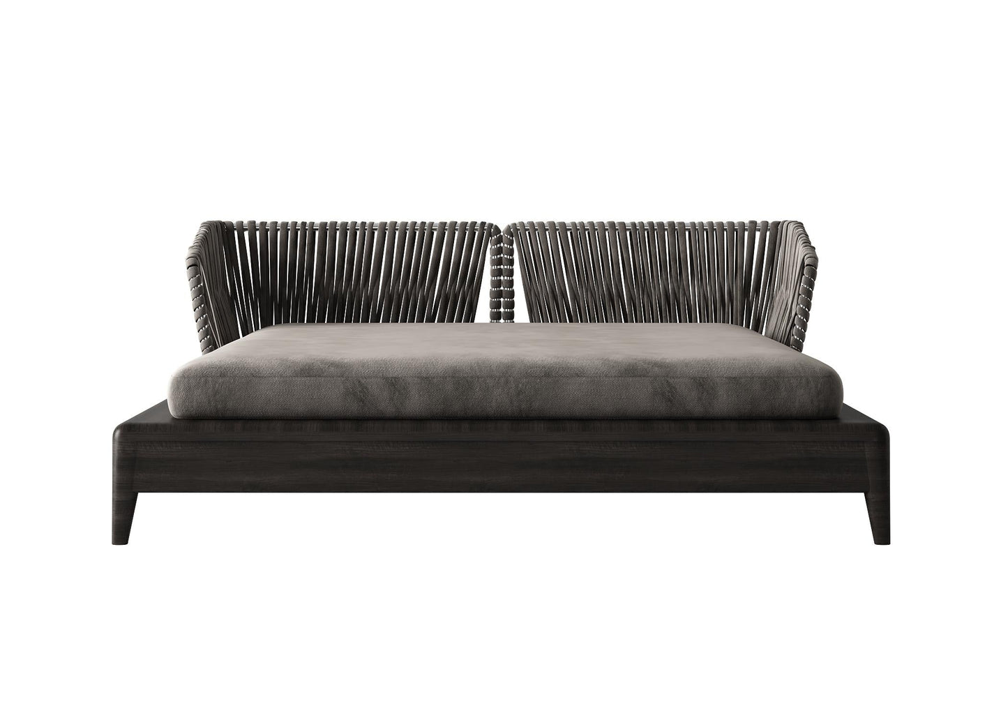 Modern Wicker Bed bed