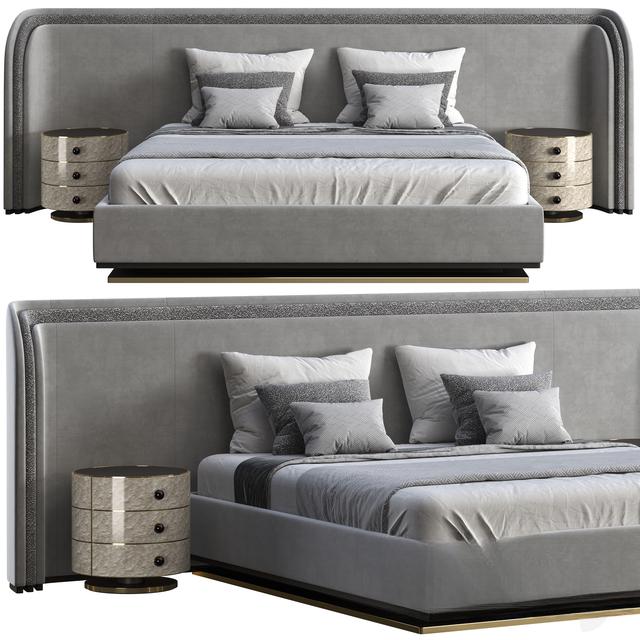 Grey Modern Bed bed