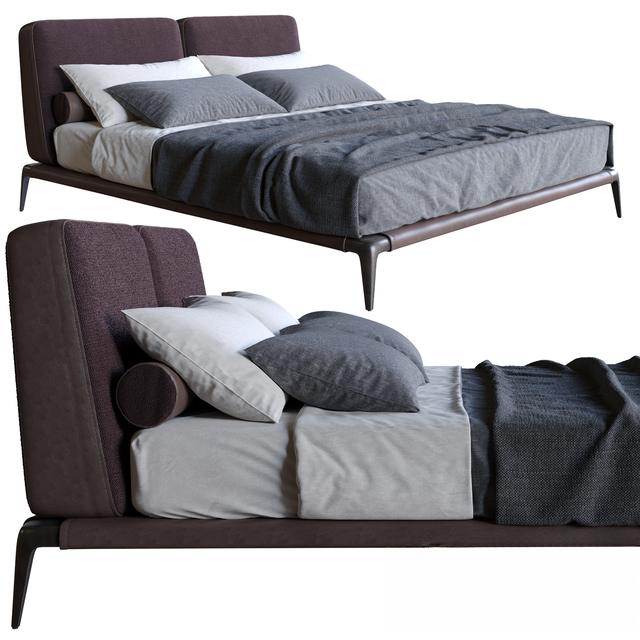 Modern Dark Purple Bed bed
