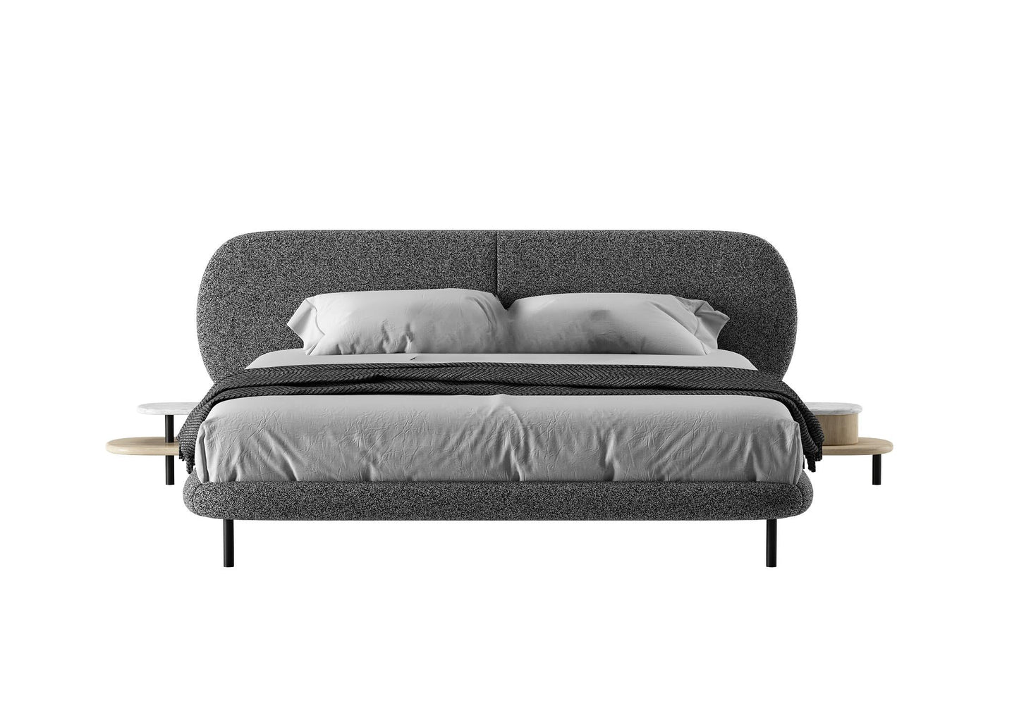 Grey Minimalist Bed bed
