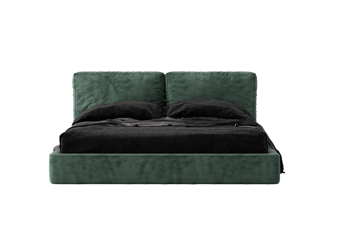 Green Velvet Bed bed