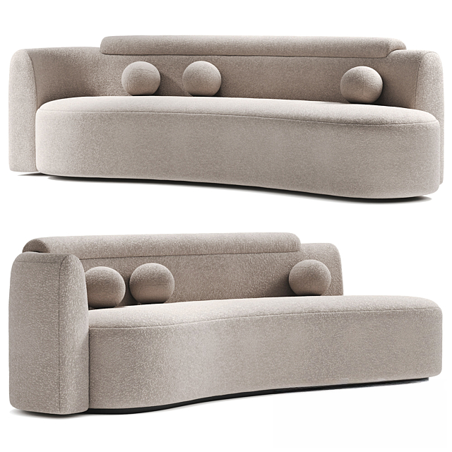 Curved Shape Modern Sofa sofa