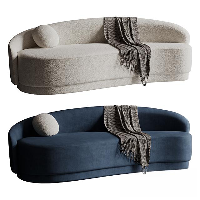 Curved Shape Modern Sofa sofa