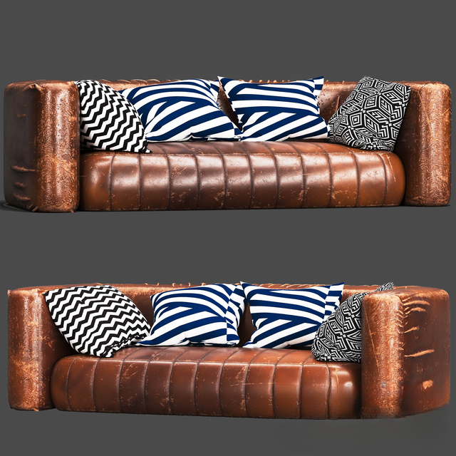 Brown Leather Sofa sofa