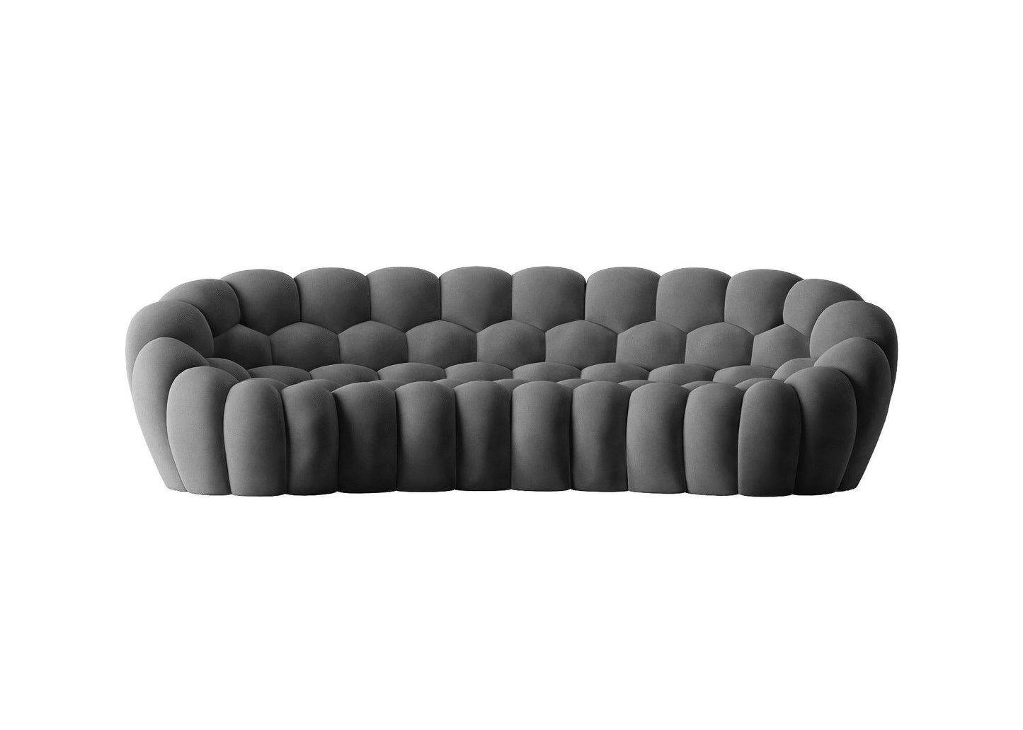 Gray Tufted Modern Sofa sofa