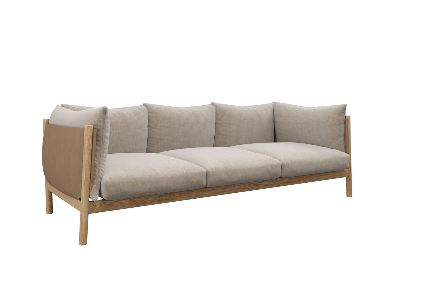 LightWoodenModernSofa sofa