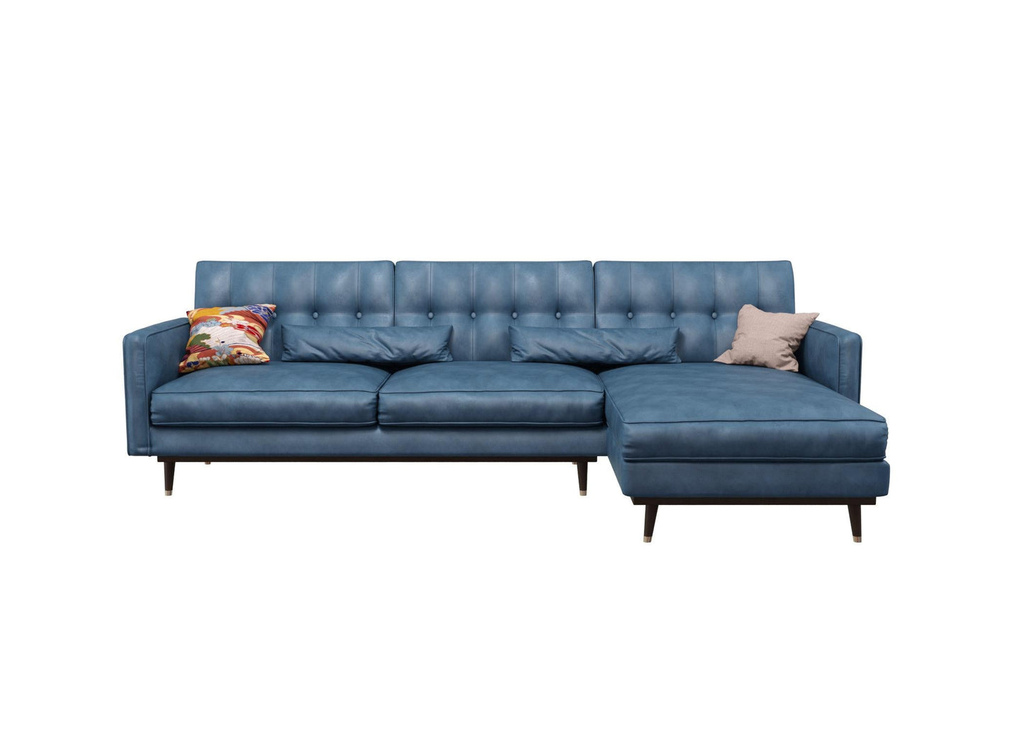 Blue L-shaped Sofa sofa