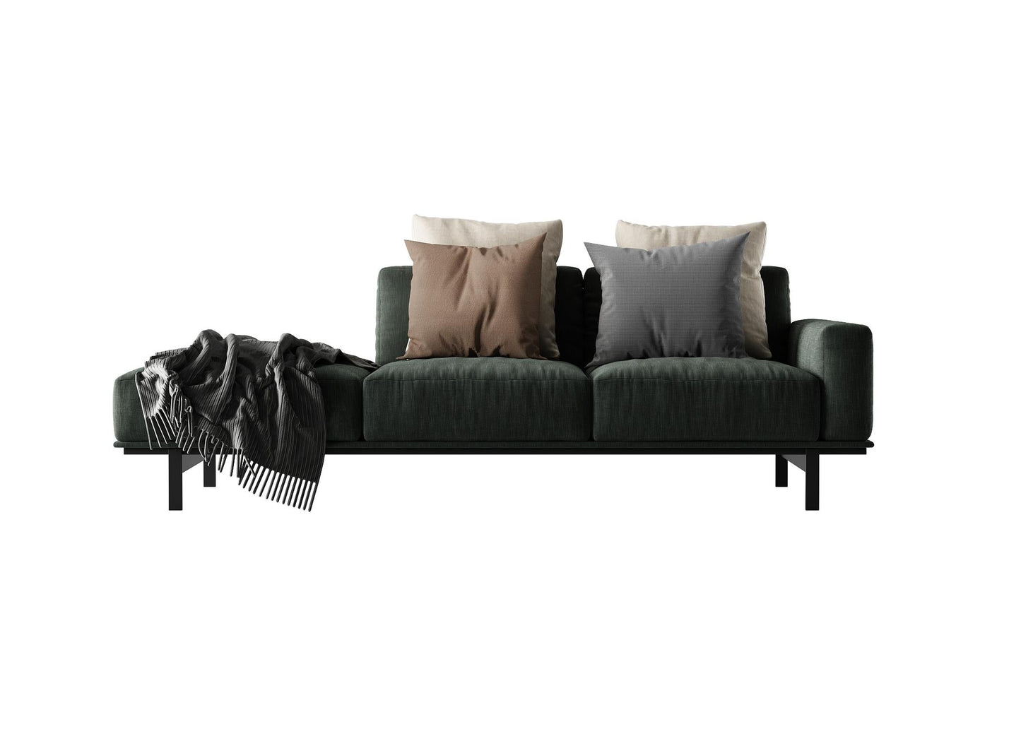 Dark Green Modern Sofa sofa