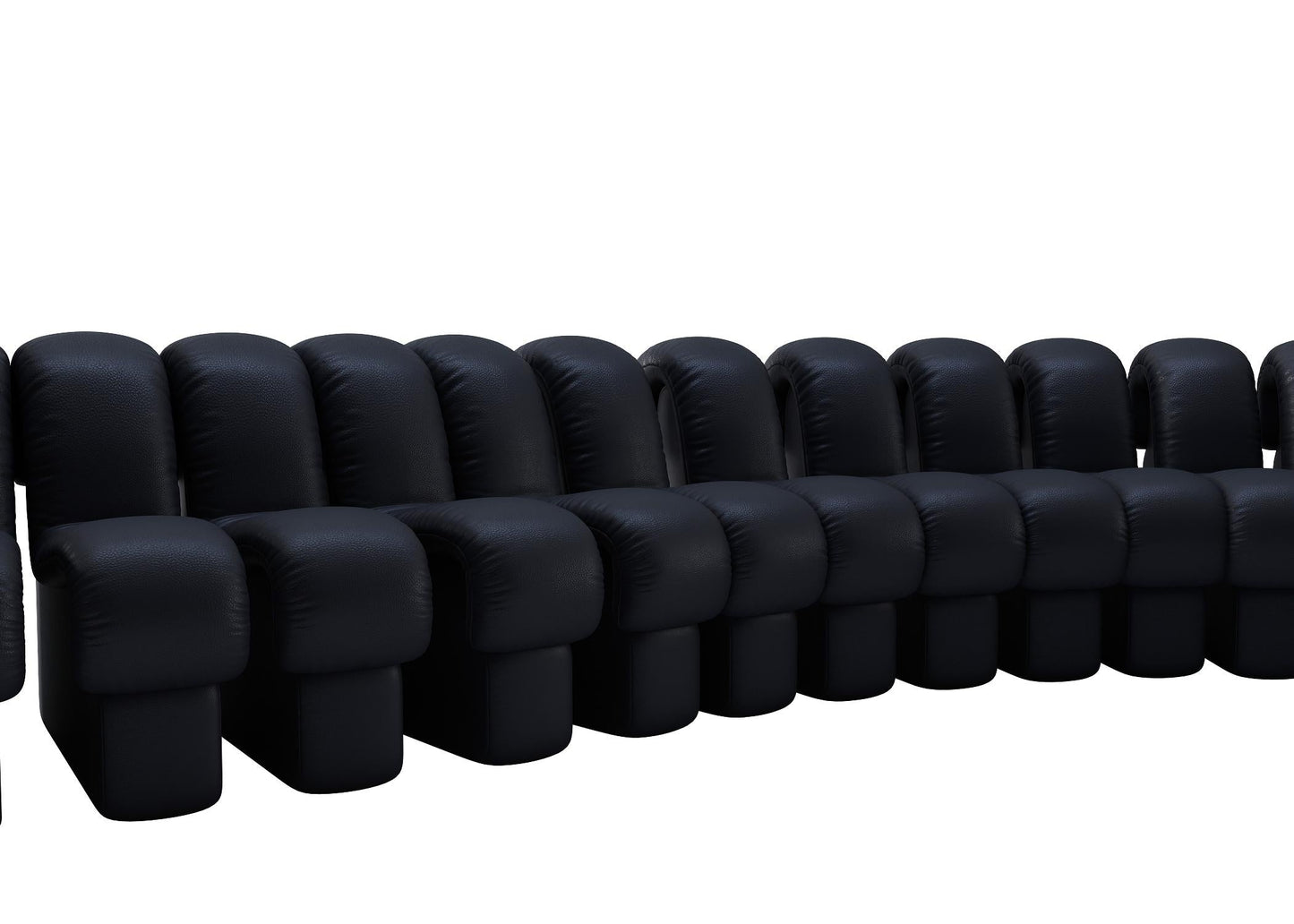 Black Modular Sofa sofa