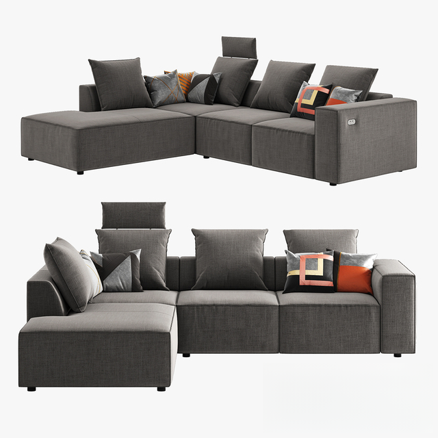 Grey Modular Sectional Sofa sofa