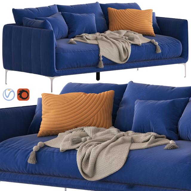 BlueOrangeModernSofa sofa