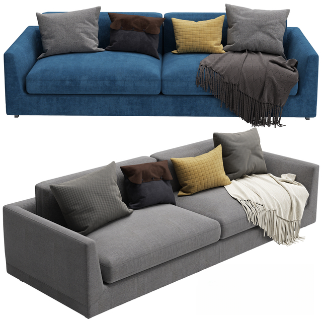 Blue Gray Sofa sofa