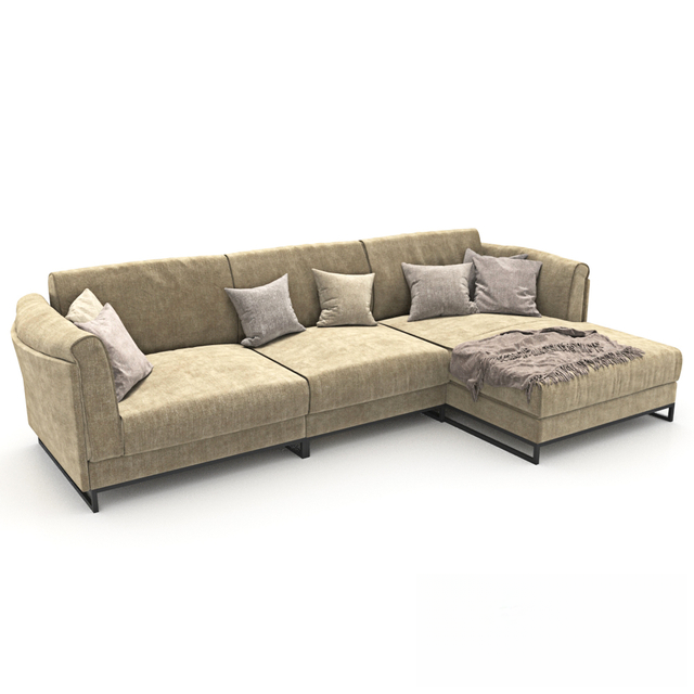 Beige L-shaped Sofa sofa