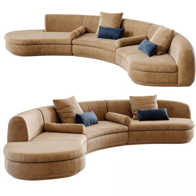 CurvedSectional Sofa sofa