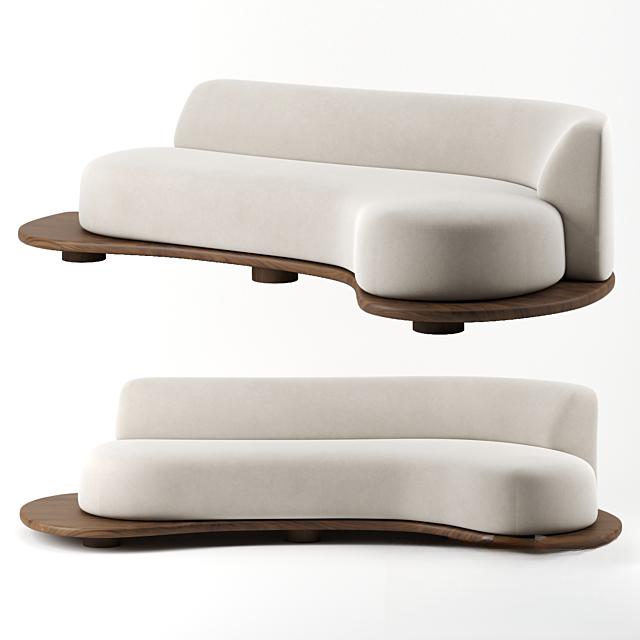 Curved Minimalist Modern Sofa sofa