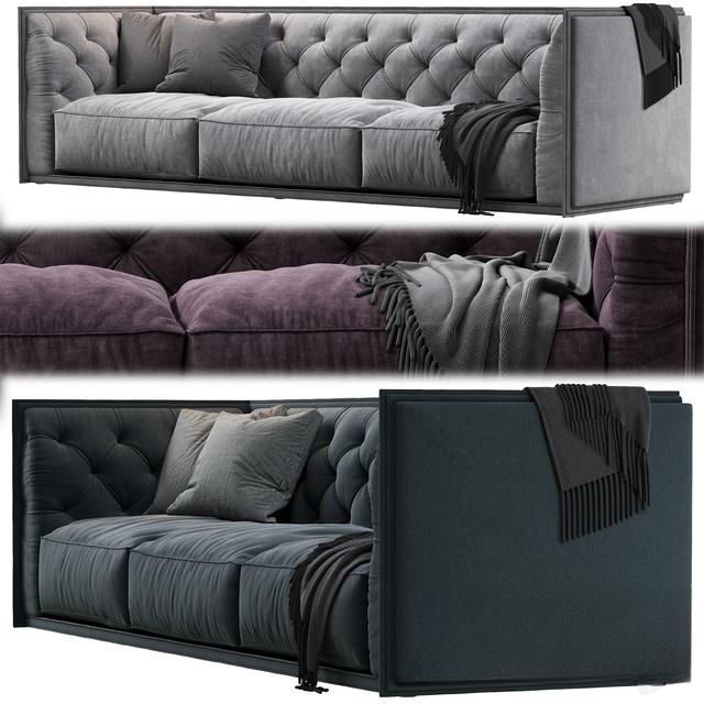 Button Tufted Upholstered Sofa sofa