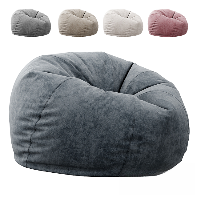 Velvet Beanbag Chair singlesofa